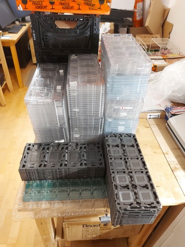 100x cpu trays - trays, für