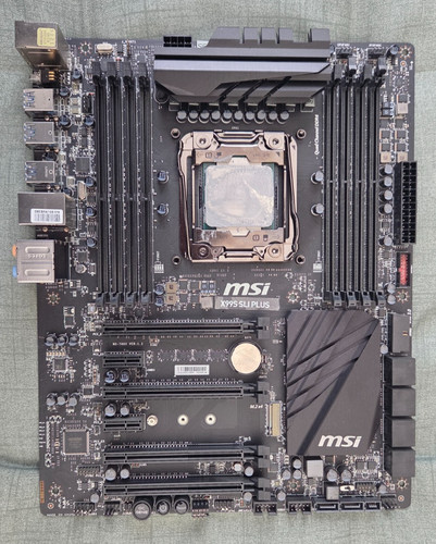 Msi x99s sli - plus, mainboard