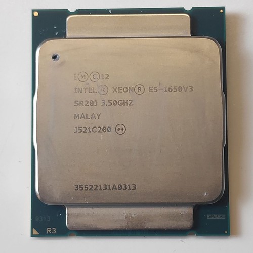 Intel xeon 1650 - v3, =