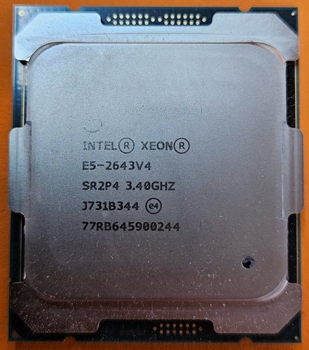 Intel xeon 2643 - intel, v4